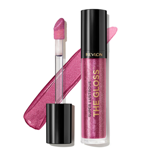 Revlon Super Lustrous Lip Gloss, Non-Sticky, Hydrating, High Shine Finish, 215 Super Natural, 0.13 oz