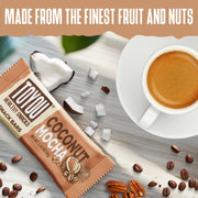 ToYou Chewy Fruit and Nut Bars - Healthy Protein Snacks | Coconut Mocha - 1.41 Ounce (Pack of 12) | Soft Chewy, Vegan, Fiber-packed Granola Bars for Adults and Kids, Made with Natural Ingredients