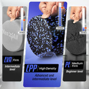 Yes4All High-Density EPP Round Back Roller Foam, Exercise Foam Roller for Yoga, Pilates & Stretching - 12, 18, 24, 36 inch