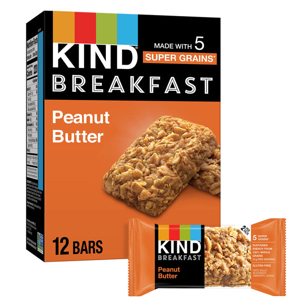 KIND Breakfast Protein Bars, Peanut Butter Banana Dark Chocolate, Healthy Snacks, Gluten Free, 8g Protein