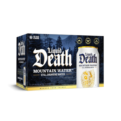 Liquid Death Still Mountain Water 6pk, 12 FZ