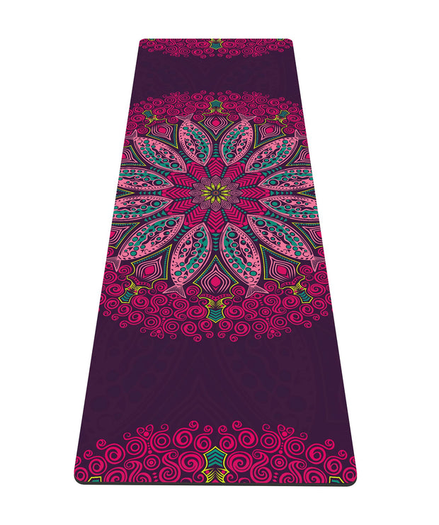 nuveti Yoga Mat Print Extra Thick TPE Non Slip Fitness Exercise Mat with Carrying Bag,72"x24" Extra Thick 6MM Exercise & Workout Mat for Yoga, Pilates Fitness and Floor Exercises