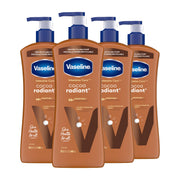 Vaseline Intensive Care Body Lotion Cocoa Radiant 3 count for Dry Skin Lotion Made with Ultra-Hydrating Lipids and Pure Cocoa Butter for a Long-Lasting, Radiant Glow 20.3 Oz