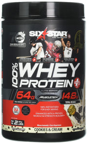 Six Star Whey Protein Powder Plus - Muscle Building & Recovery Formula with Whey Isolate Powder, BCAAs, 30g Protein, Immune Support - Post-Workout Supplement - Kellogg’s Froot Loops Flavor, 1.8 lbs