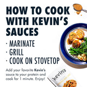 Kevin's Natural Foods Orange Sauce - Keto and Paleo Simmer Stir-Fry Sauce, Gluten Free, No Preservatives, Non-GMO - 3 Pack