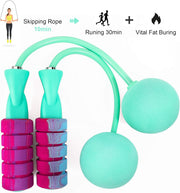 Jump Rope, Weighted Ropeless Skipping Rope for Fitness, Tangle-Free Rapid Speed Cordless Jump Rope Workout for Men, Women, Children…