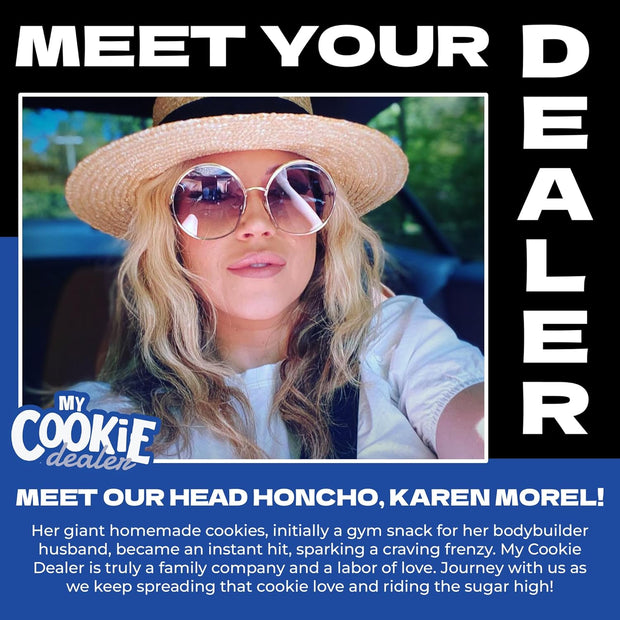 My Cookie Dealer Protein Cookies, Variety Pack (5-Pack, 2.2oz Each) - 15-17g of Protein per Cookie - Individually Wrapped Travel Snacks