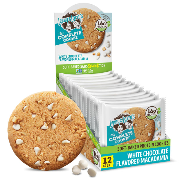 Lenny & Larry's The Complete Cookie, Chocolate Chip, Soft Baked, 16g Plant Protein, Vegan, Non-GMO, 4 Ounce Cookie (Pack of 12)