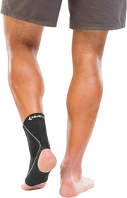 MUELLER Sports Medicine Neoprene Ankle Support Sleeve, Ankle Pain Relief Support for Men and Women, Ideal for Sprains, Strains, Arthritis, Black