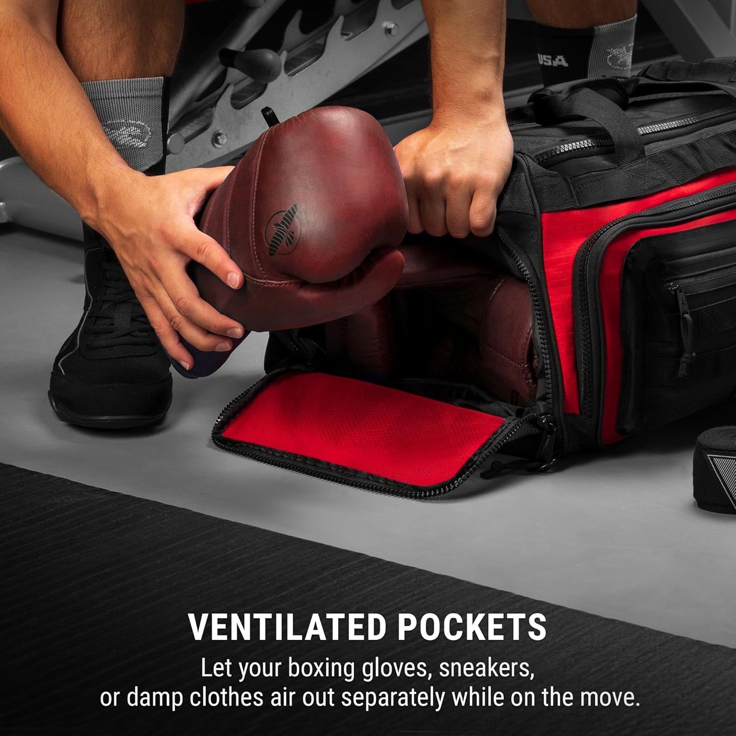 Hayabusa Marvel Hero Elite Deadpool Gym Bag Officially Licensed - 50 Liters