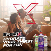 SueroX Zero Sugar Electrolyte Drink for Hydration and Recovery, Unique Blend of Electrolytes & 8 Ions, Zero Calorie Sports Drink, 21.3 Fl Oz, Variety Pack, 12 Count