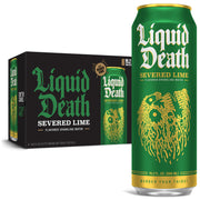 Liquid Death, Soda-Flavored Sparkling Water Variety Pack, 12-Pack (12oz Cans), Low Calorie & No Artificial Sweeteners, 4 Flavors: Severed Lime, Doctor Death, Killer Cola, and Rootbeer Wrath