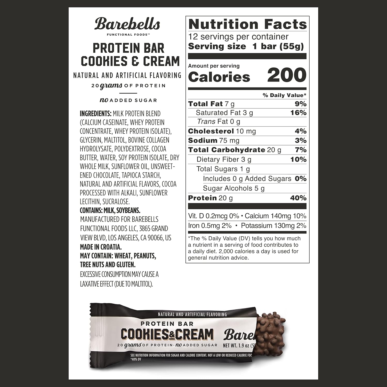 Barebells Caramel Cashew and Cookies & Cream - 24 Pack