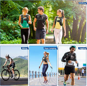 Weighted Vest for Woman Men,6lb/8lb/12lb/16lb/20Lb/25lb Weight Vest with Reflective Stripe Adjustable Buckle Strap Back Pocket Workout Strength Training Walking Jogging Running