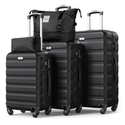 Suitour Luggage 4 Piece Sets,Hardshell Lightweight Suitcase with Spinner Wheels TSA Lock (16"/20"/24"/28")