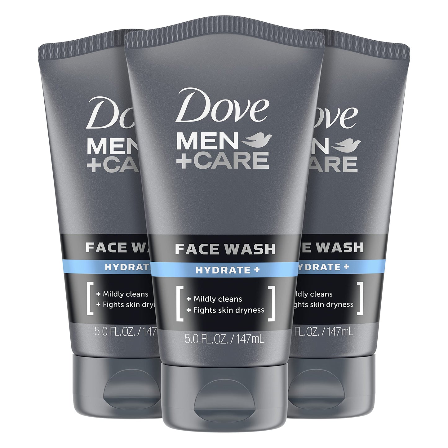 DOVE MEN + CARE Face Wash Hydrate Plus, 5 Fl Oz