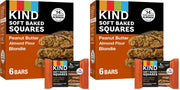 KIND Soft Baked Squares, Salted Caramel Almond Flour Blondie, Healthy Snack Bars, Gluten Free, 5g Protein, 6 Count