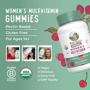 MaryRuth Organics Multivitamin for Women 14 | Women's Multivitamin Gummies for Immune Support| Skin Health | Sugar Free | Vegan | Non-GMO | 60 Count