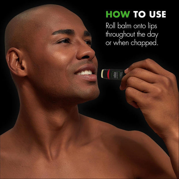 Tiege Hanley Hydrating Lip Balm, Peppermint - Moisturizing Lip Care Treatment Products for Dry & Cracked Lips - Hidratante de Labios