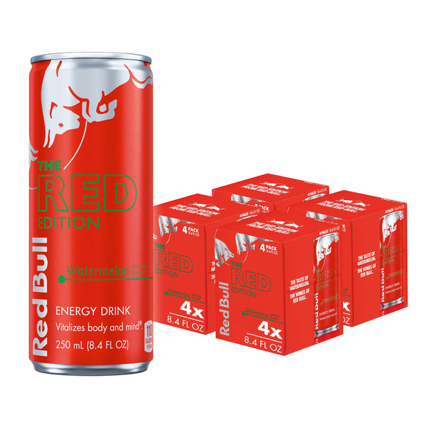 Red Bull Energy Drink with 80mg Caffeine plus Taurine & B Vitamins, 8.4 Fl Oz, Pack of 8 Cans