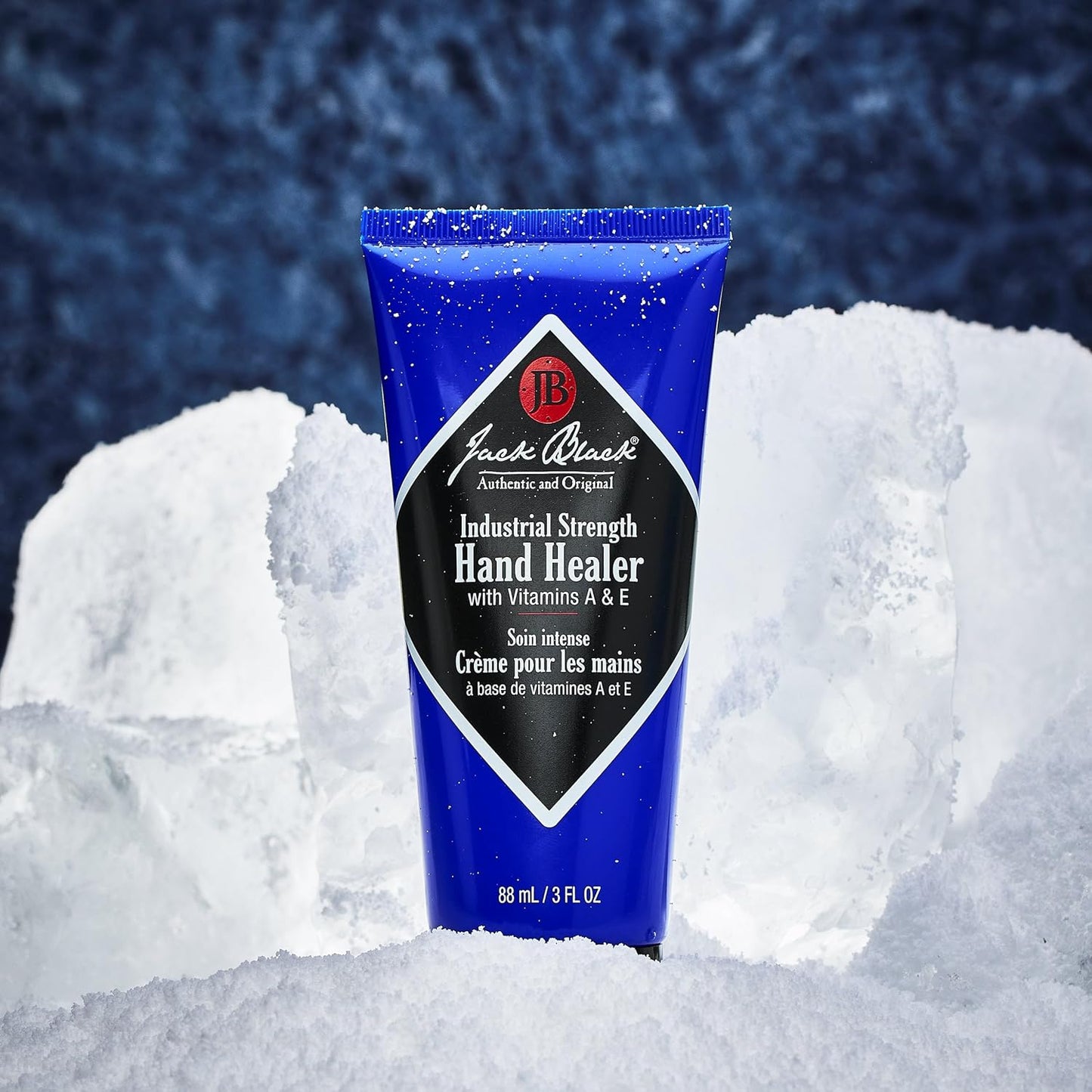 Jack Black Industrial Strength Hand Healer for Men & Women – Hand Cream for Dry Hands, Vitamins A & E, Lightweight Moisturizer