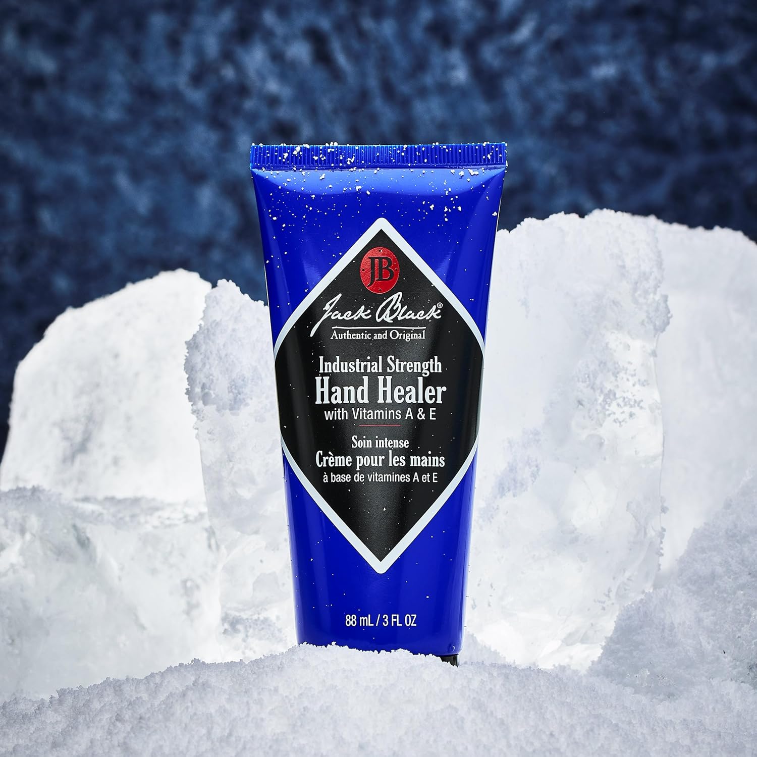 Jack Black Industrial Strength Hand Healer for Men & Women – Hand Cream for Dry Hands, Vitamins A & E, Lightweight Moisturizer