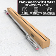 Synergee Open 15kg and 20kg Black Phosphate and Chrome Olympic Barbell. Rated 1000lbs for Weightlifting and Powerlifting.