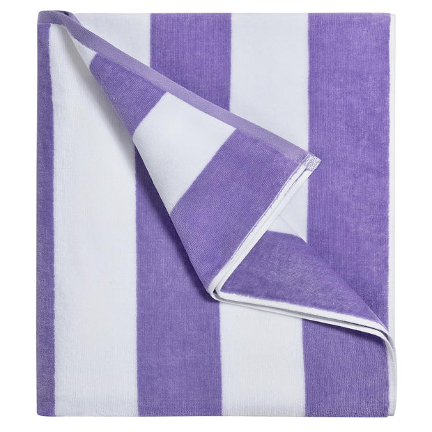 LULUHOME Large Oversized Beach Towel - Big Cotton 36 x 70 Inch Striped Pool Towel, Large Cabana Soft Swimming Towel for Adult Men Women,Chiffon