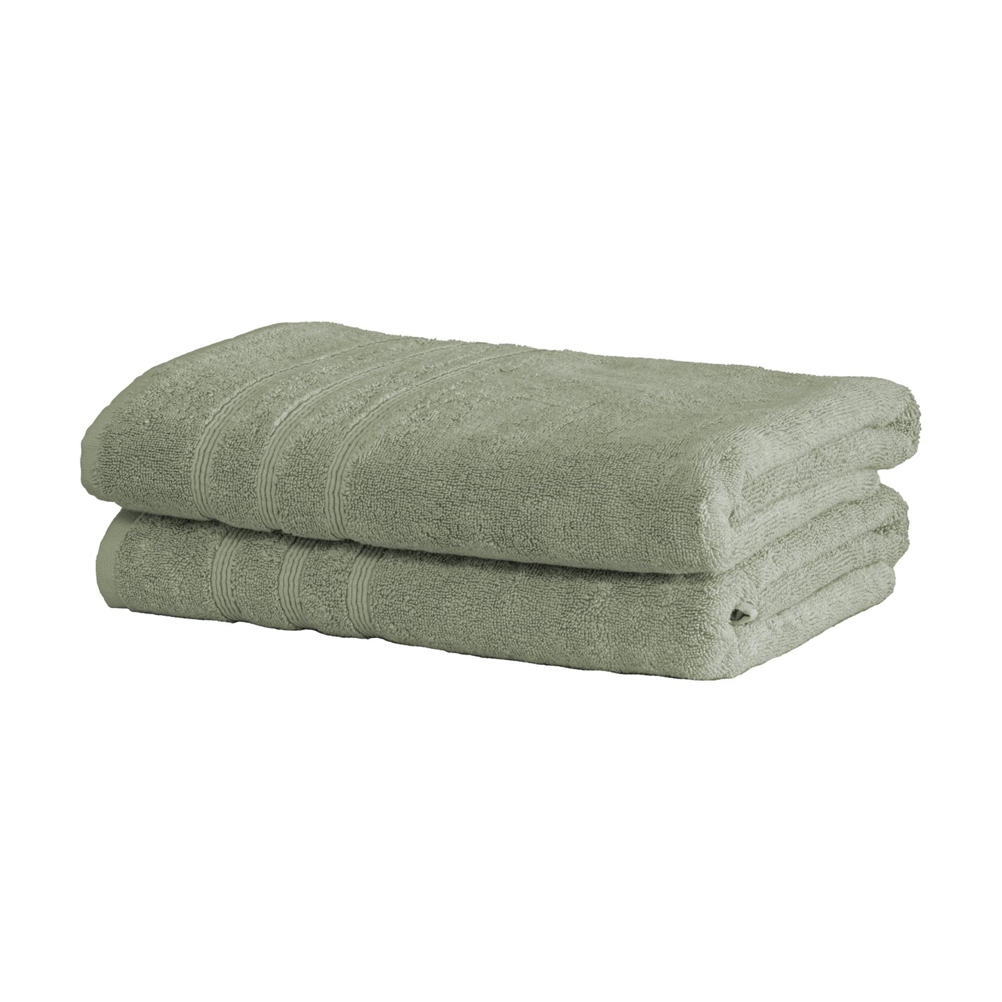 Mosobam Luxury Turkish Set of 2 Bath Towels 30X58 Light Taupe Oversize 700 GSM Bamboo Viscose & Aegean Turkish Combed Cotton