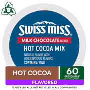 Swiss Miss Milk Chocolate Hot Cocoa, Single-Serve Keurig K-Cup Pods, Hot Chocolate, 44 Count