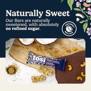 Tosi Nut Bars, Cashew Coconut, Healthy Snacks for Adults & Kids, Plant Based Crunchy Bars (6G Protein), Organic Keto Snacks, Vegan, Gluten & Soy Free, Low Sugar, Omega 3s, 1oz, 12-Pack