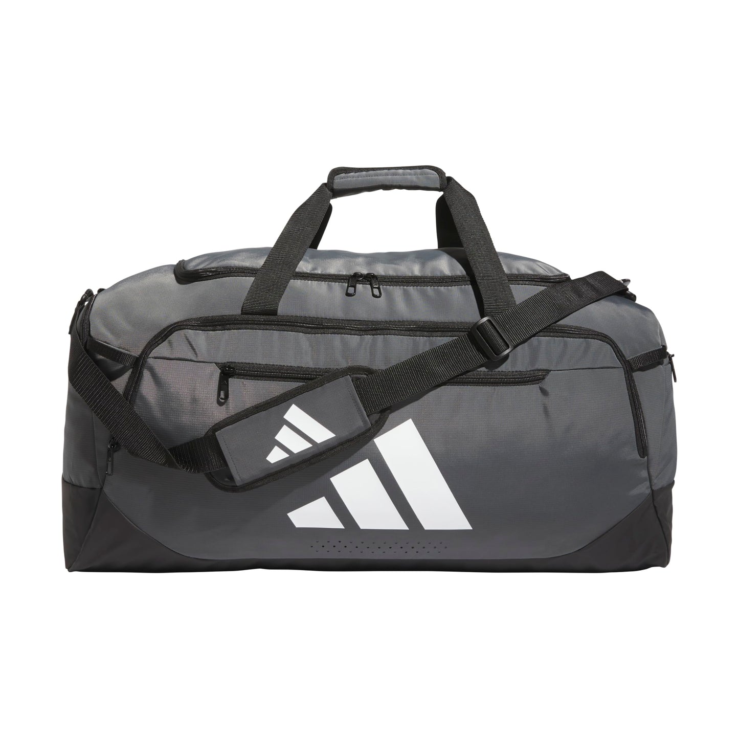 adidas Defender 5.0 Duffel, Durable Travel Gym Sports Bag for Men and Women