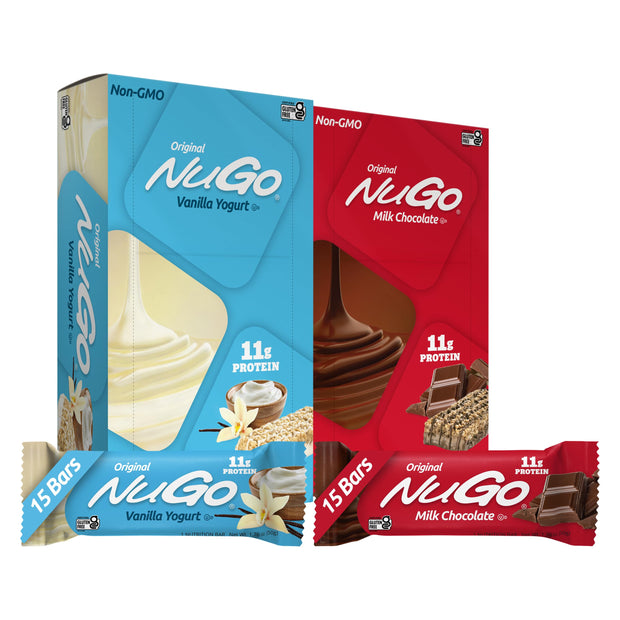 NuGo Protein Bar, Dulce De Leche, 15g Protein, Gluten Free, 15 Count