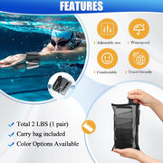 Wrist Weights for Women At Home Ankle Weights Set of 2 (1 lb /2 Lbs Each) Adjustable Weighted Wristbands Arm Leg Weights for Women Men Suitable for Walking Swimming Running Pilates Yoga Gym