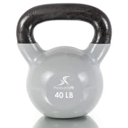 ProsourceFit Vinyl Coated Cast Iron Kettlebells for Full Body Fitness Workouts