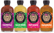 Tia Lupita Hot Sauce 8 Oz (Pack of 2) - Flavorful Heat, Medium Spice with Smoky-Sweet Flavor - Gluten-Free, Non-GMO, Sugar-Free, Low Sodium, Keto-Friendly, No Carbs - Made with Red Jalapeño Peppers