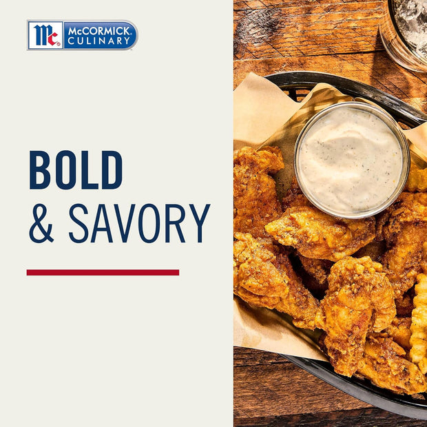 McCormick Culinary Seasoning, Blackened, Non GMO, No MSG added, For Quality Blackened Flavor in Culinary & Professional Kitchens, 23 oz