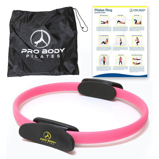 ProBody Pilates Fitness Circle – 14 Inch Pilates Ring for Focusing on Toning Inner Thighs, Arms, and Core