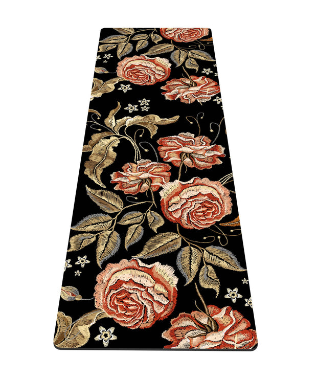 nuveti Yoga Mat Print Extra Thick TPE Non Slip Fitness Exercise Mat with Carrying Bag,72"x24" Extra Thick 6MM Exercise & Workout Mat for Yoga, Pilates Fitness and Floor Exercises