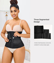 Nebility Waist Trainer for Women Corset Shapewear Tummy Control Segmented Waist Cincher Workout Girdle