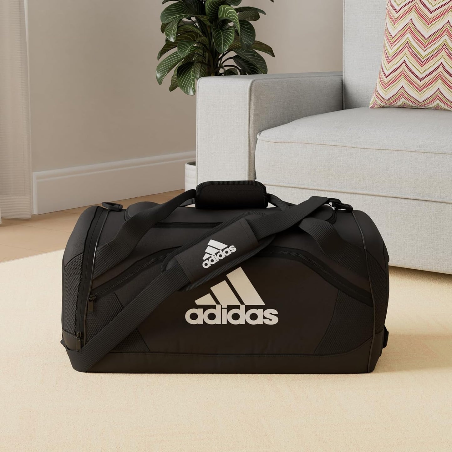 adidas Team Issue Sports Duffel Bag for Men and Women