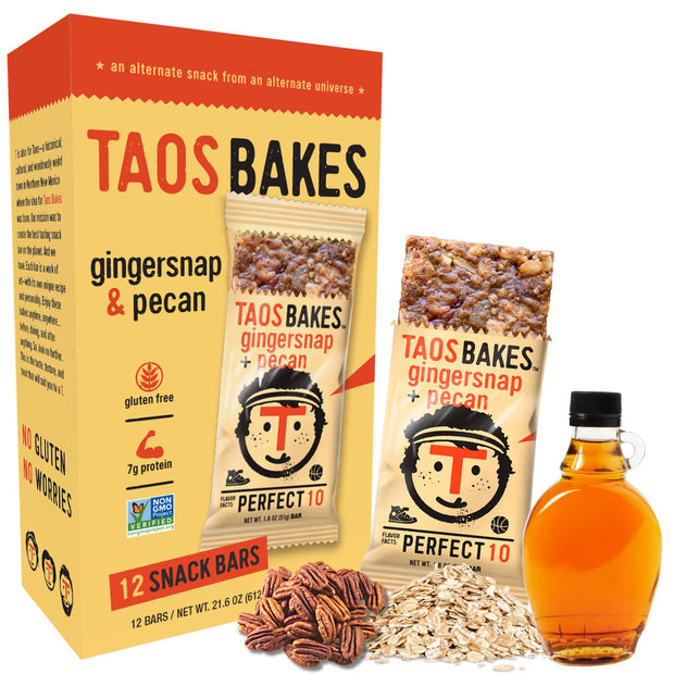 Taos Bakes - Variety Pack - Breakfast Bars - High Protein and High Fiber packed Granola Bars - Gluten Free & Non-GMO - Healthy Snacks for Adults & Kids – Trail Mix Bars - 12 Pack, 1.8oz ea