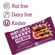 Nature’s Bakery Whole Wheat Fig Bars, Original Fig, Real Fruit, Vegan, Non-GMO, Snack bar, 1 box with 12 twin packs (12 twin packs)
