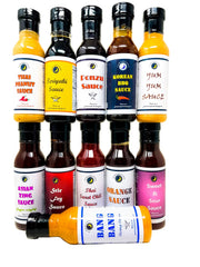 Premium | Asian Ultimate Sauce Variety 11 Pack | Yum Yum Sauce | Stir Fry | Thai Chili | Sweet-n-Sour | Chinese Orange | Teriyaki | Bang Bang | Thai Peanut | Asian Zing | Korean BBQ | Ponzu