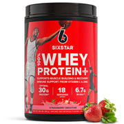 Six Star Whey Protein Powder Plus - Muscle Building & Recovery Formula with Whey Isolate Powder, BCAAs, 30g Protein, Immune Support - Post-Workout Supplement - Kellogg’s Froot Loops Flavor, 1.8 lbs