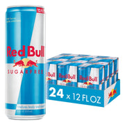 Red Bull Sugar Free Energy Drink with 151mg Caffeine plus Taurine & B Vitamins, 16 Fl Oz, Pack of 12 Cans