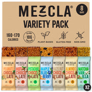 Mezcla Puff Crispy Protein Bars, Gluten Free & Vegan Protein Bars, 10g Protein, Alt for Crispy Rice Treat, Granola Bars & Breakfast Bars, Healthy Snacks for Adults, Hazelnut Chocolate, 12 Pack