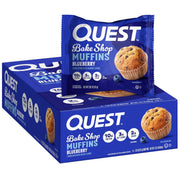 Quest Nutrition Blueberry Muffin, 10g Protein, 3g Net Carb, 2g Sugar, Protein Snack, 8 Count