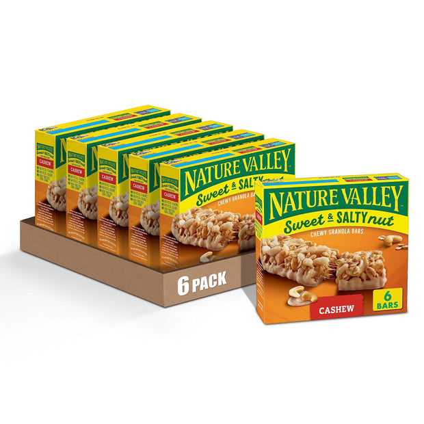 Nature Valley Sweet and Salty Nut Granola Bars, Dark Chocolate Peanut Almond, 15 Bars, 18 oz