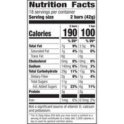 Nature Valley Crunchy Granola Bars, Oats 'n Honey, 36 Bars, 26.82 OZ (18 Pouches)